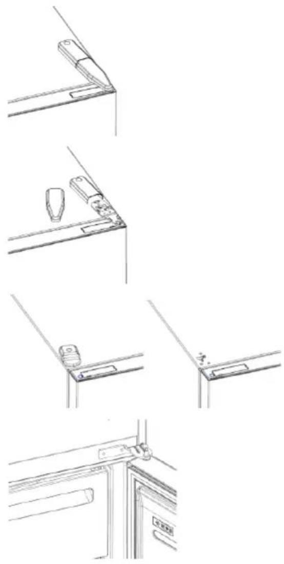 HAIER HDW3620DNPD - WECHSELN DER TÜRAUFHÄNGUNG - 1