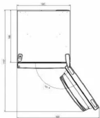 HAIER HDW3620DNPD - Utrymme som kravs - 1