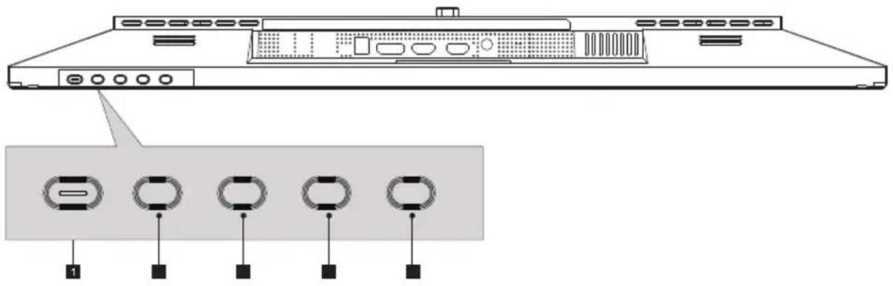 SCHNEIDER SC26M1F - - Boutons du moniteur - 1