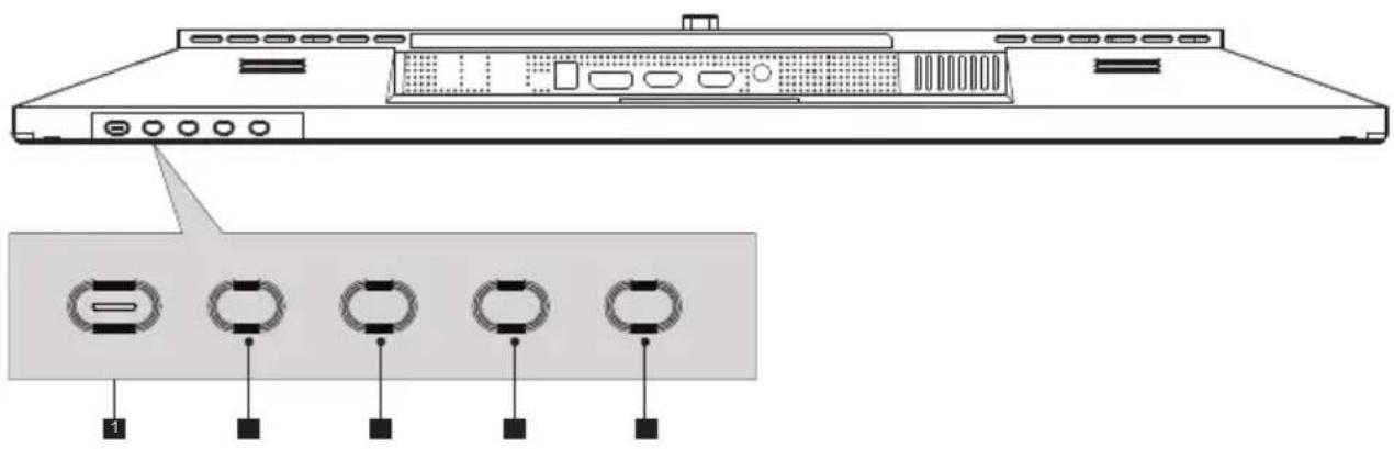SCHNEIDER SC26M1F - - Botoes do monitor - 1