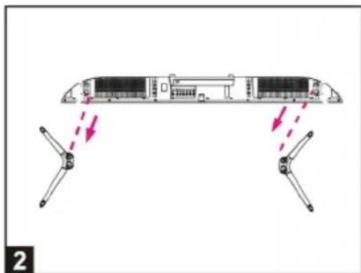 SCHNEIDER SC43S1FJORD - • Disassembly of the stand - 2