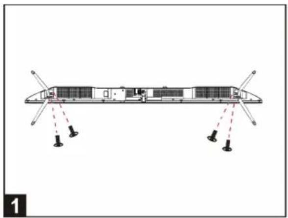SCHNEIDER SC50S1FJORD - • Disassembly of the stand - 1