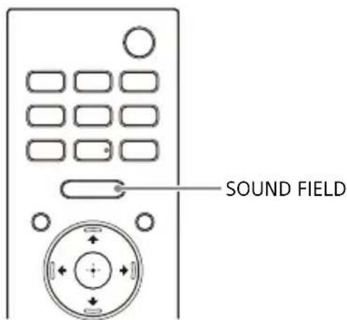 SONY HTA3000 - Uso del efecto envolvente (SOUND FIELD) - 1