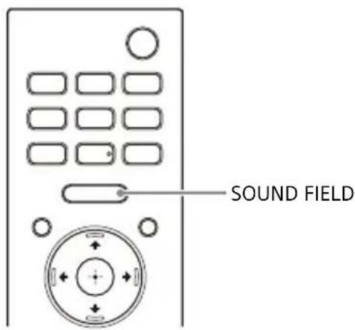 SONY HTA3000 - Profiter de l'effet surround (SOUND FIELD) - 1