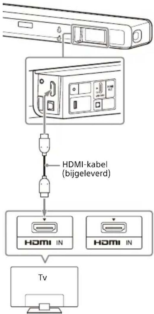 SONY HTA3000 - Een tv aansluiten die nicht compatibel is met ARC/eARC - 1