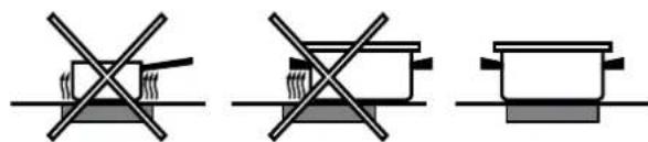 HOTPOINT PH 941MSTV (IX)HA - Praktisch advies voor het gebruik van de Keramiek kookvlak - 2