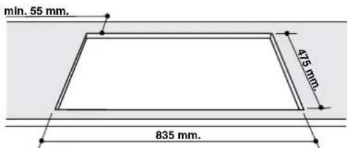 HOTPOINT PH 941MSTV (IX)HA - Fitting the appliance - 3
