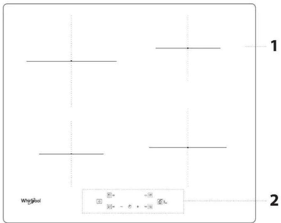 WHIRLPOOL WS Q7360 NE - BESKRIVNING AV PRODUKTEN - 1