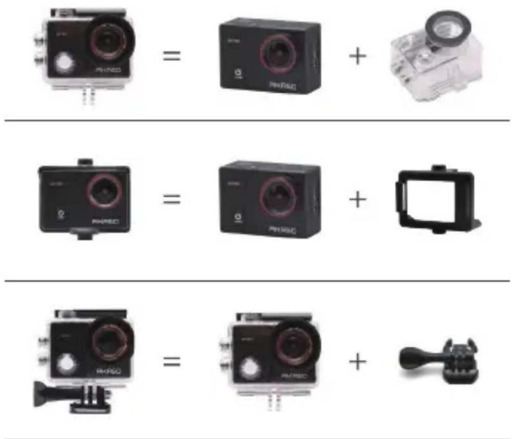 Akaso EK7000 Pro - Montage de votre CAMERA - 1