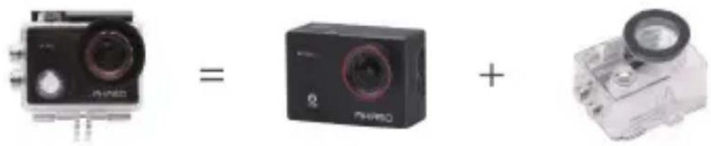 Akaso EK7000 Pro - MONTAGGIO DELLA TELECAMERA - 1