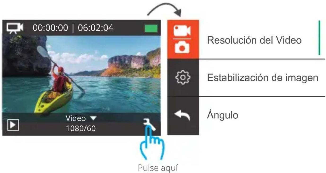 00:00:00 | 06:02:04 Resolución del Video Estabilización de imagen Ángulo Pulse aquí