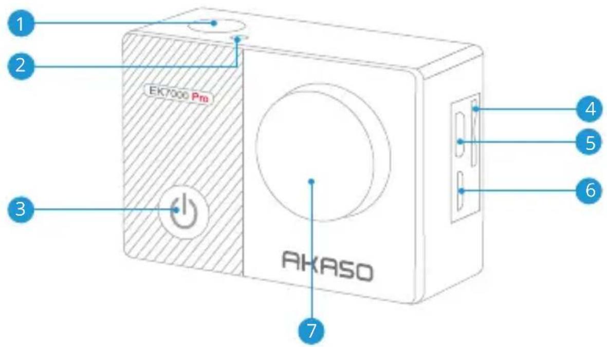 1 2 EK7000 Pro 3 AKASO 4 5 6 7