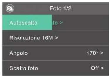 Akaso Brave 6 - Modalità impostazioni foto - 1