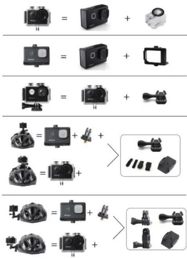 Akaso Brave 6 - MOUNTING YOUR CAMERA - 1