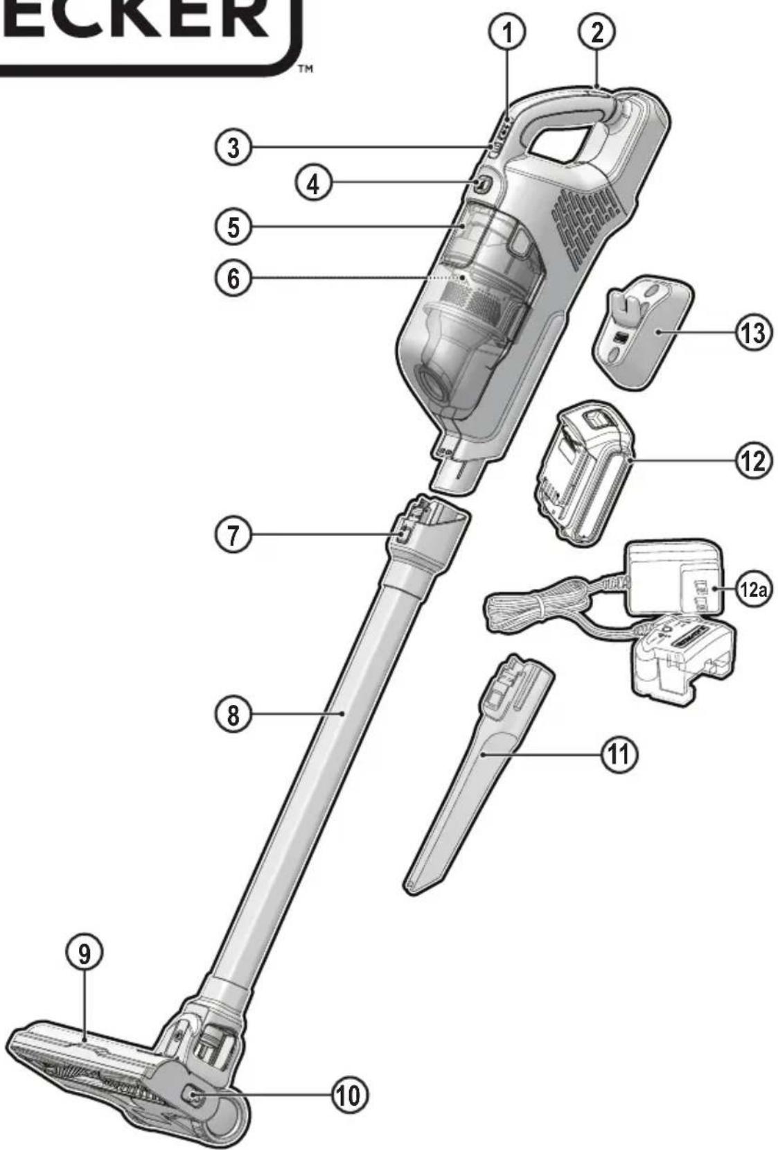 BLACK & DECKER BHFEA18D1 - 1