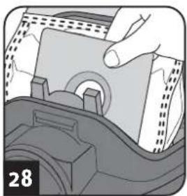 DIRT DEVIL Beat 2.1 - Cleaning / changing the motor protection filter - 1