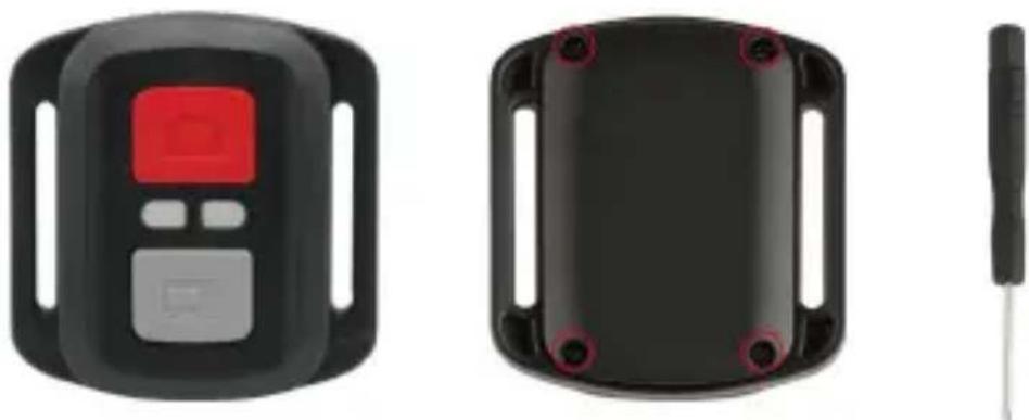 Akaso Brave 7 LE - Replacing the CR2032 battery of the remote - 1