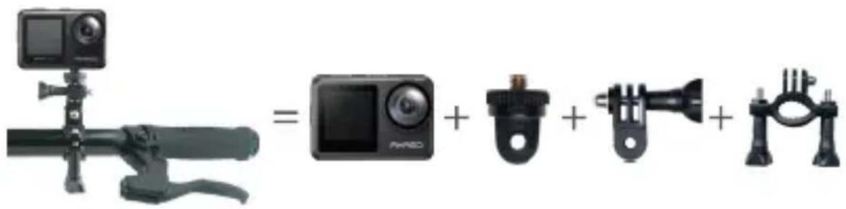 Product diagram showing camera and sensor components with icons and labels