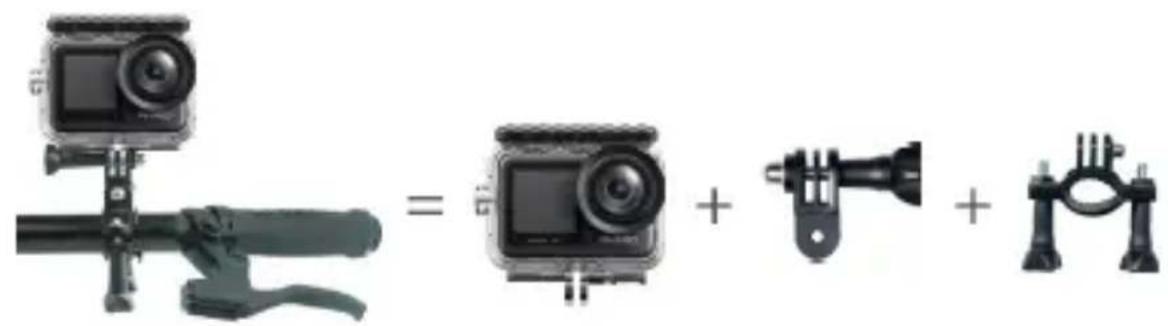 Diagram showing camera module components with labels and symbols for assembly or maintenance