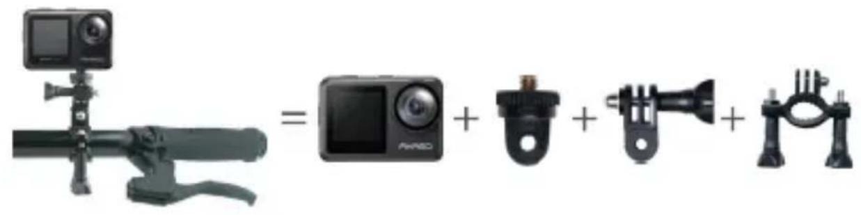 Product diagram showing camera module, camera, and sensor components with labels and symbols