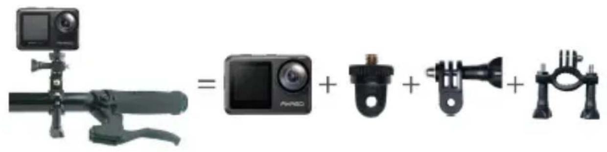 Product diagram showing camera module, camera, and sensor components with labels and symbols