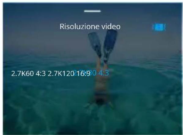 Akaso Brave 8 - IMPOSTAZIONI RISOLUZIONE - 2
