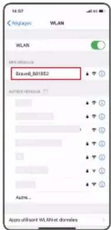 Akaso Brave 8 - Connexion à l'application - 3