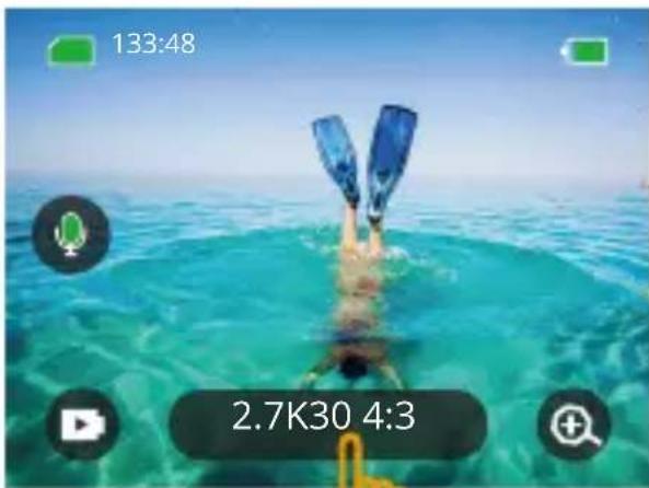 Akaso Brave 8 - Réglage de la résolution - 1