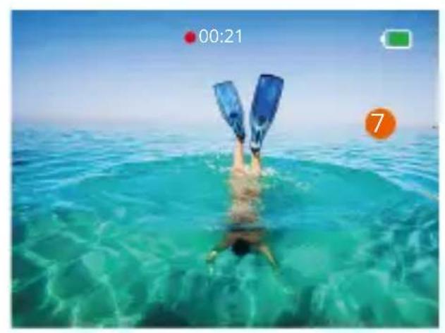 Akaso Brave 8 - Pulsante modalita: - 2