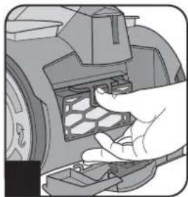 DIRT DEVIL Infinity Rebel 54 HFC - Diga ufleme filtrresini temizlemdegeistirme - 4