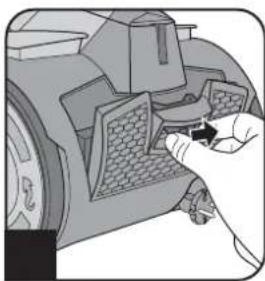 DIRT DEVIL Infinity Rebel 54 HFC - Ausblasfilter reinigen/wechseln - 1