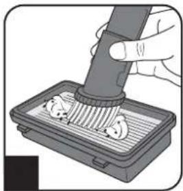 DIRT DEVIL Infinity Rebel 54 HFC - Pulizia/sostituzione del filtro dell'aria uscente - 3