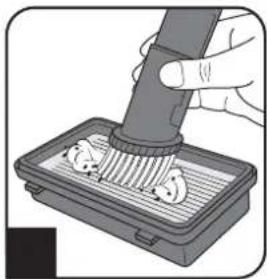 DIRT DEVIL Infinity Rebel 54 HFC - Uitblaasfilter reinigen/ervangen - 3