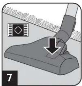 DIRT DEVIL Infinity Rebel 54 HFC - Cihazin monte edilmesi ve aigizlarin zemine uyarlanmasi - 7