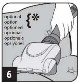 DIRT DEVIL Infinity Rebel 54 HFC - Cihazin monte edilmesi ve aigizlarin zemine uyarlanmasi - 6