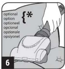 DIRT DEVIL Infinity Rebel 54 HFC - Assemble appliance and adjust nozzles to surface - 6