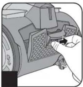 DIRT DEVIL Infinity Rebel 54 HFC - Diga ufleme filtrresini temizlemdegeistirme - 1