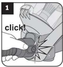 DIRT DEVIL Infinity Rebel 54 HFC - Montaggio dell'apparecchio e regolazione delle bocchette - 1