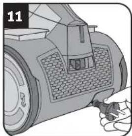 DIRT DEVIL Infinity Rebel 54 HE - Utilisation de l'aspirateur - 1