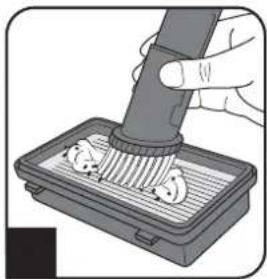 DIRT DEVIL Infinity Rebel 54 HE - Cleaning/replacing the exhaust filter - 3