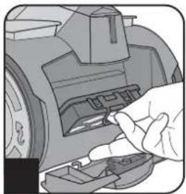 DIRT DEVIL Infinity Rebel 54 HE - Cleaning/replacing the exhaust filter - 2