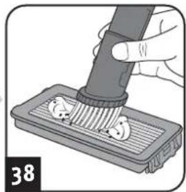 DIRT DEVIL Infinity Rebel 55 HFC - Cleaning / changing the exhaust filter - 3