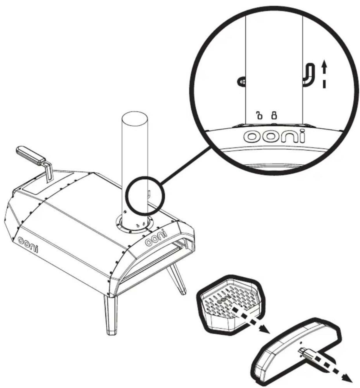 OONI Karu 12 Gas Burner - Étape 1C - 2