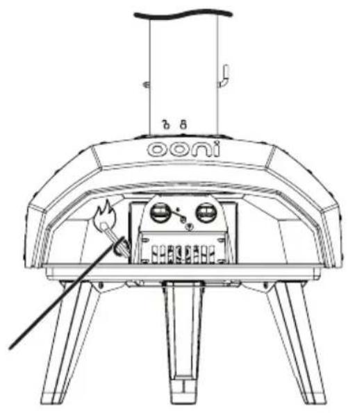 OONI Karu 12 Gas Burner - Ignition - using a match - 1