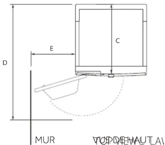 HAIER HW80B14979TU1 - Dimensions du produit - 1