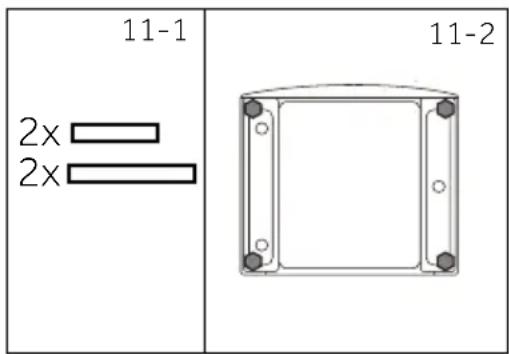 HAIER HW80B14979TU1 - En OPTION: installation des pads de réduction de bruit - 1