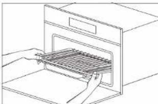 HAIER HWO45NB6B0B1 - ASSEMBLING AND DISASSEMBLING THE FLAT GRILL - 4