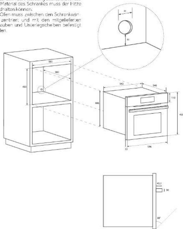 HAIER HWO45NB6B0B1 - EINBAUDESOFENSINDIEKUCHENZEILE - 1