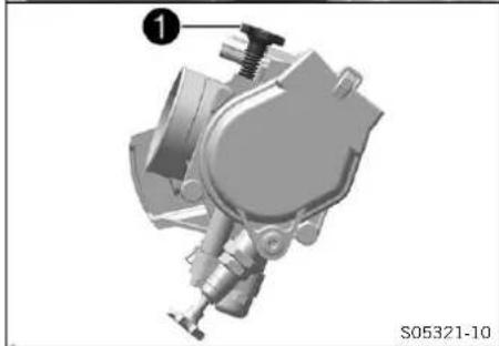 KTM 250 SXF (2023) - Vis de réglage du régime de ralenti - 2
