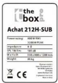 The Box Pro Achat 212 H - Connexion au système achat - 1